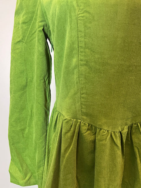 Green Regency Era Dress with Lace - Long Sleeves Dress - Green Maxi Dress - Regency Dress Plus Size